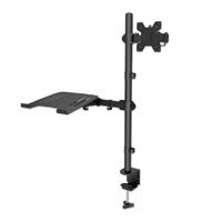 SOPORTE COMBINADO,MANHATTAN,462136, DE ESCRITORIO PARA LAPTOP Y MONITOR DE 13 A 32 SOPORTE COMBINADO,MANHATTAN,462136, DE ESCRITORIO PARA LAPTOP Y MONITOR DE 13 A 32